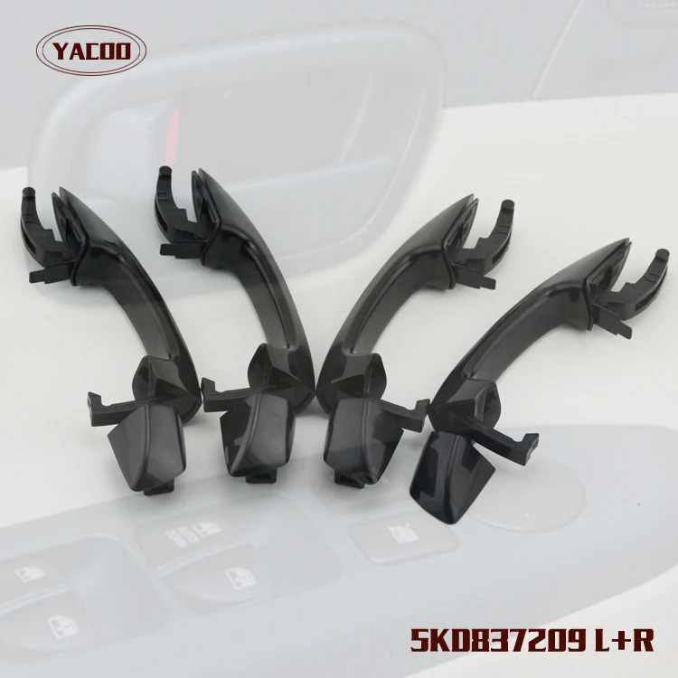 

FREESHIPPING 4PCS FR FL RR = RL OUTSIDE DOOR HANDLE FOR SKODA SUPERB 2009-2013 5KD837209 5KD837210