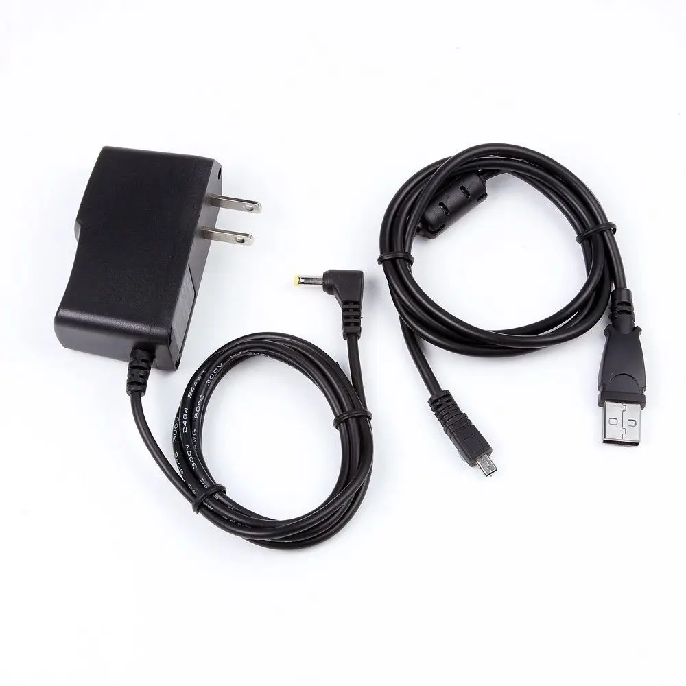 AC Wall Battery Power Charger Adapter+USB PC Cord for Kodak Easyshare M 381 M381