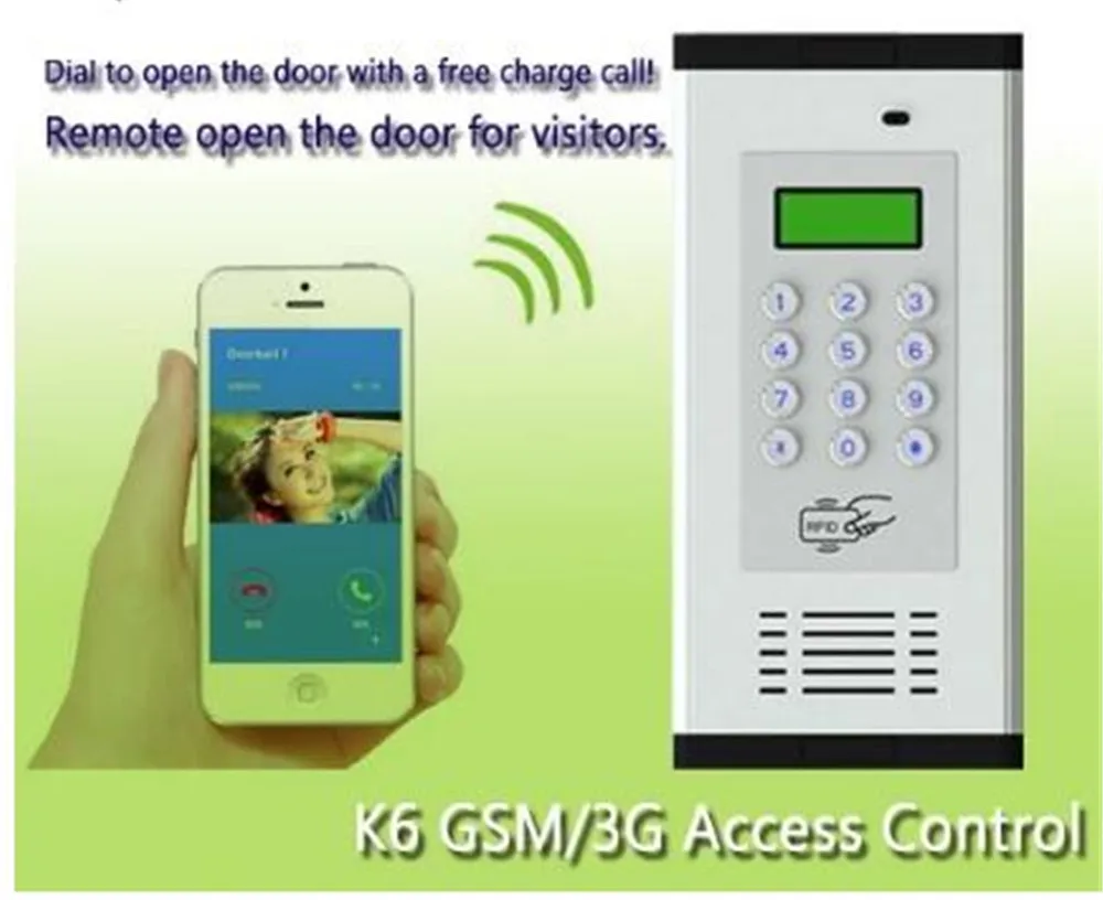 K6 GSM 3G Access Control & Apartment Intercom System