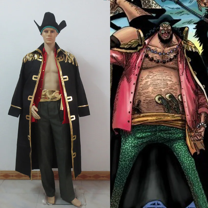 

Blackbeard Marshall D Teach Cosplay Costume Party Christmas Halloween Custom Made Any Size