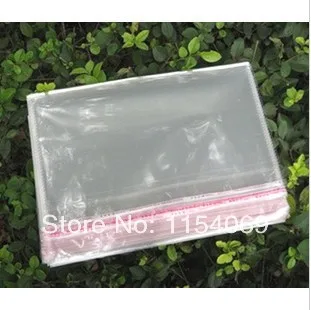 

200PCs Self Adhesive bag Clear Plastic Bags OPP Bags Transparent Plastic Packaging Bags 20x39cm free shipping