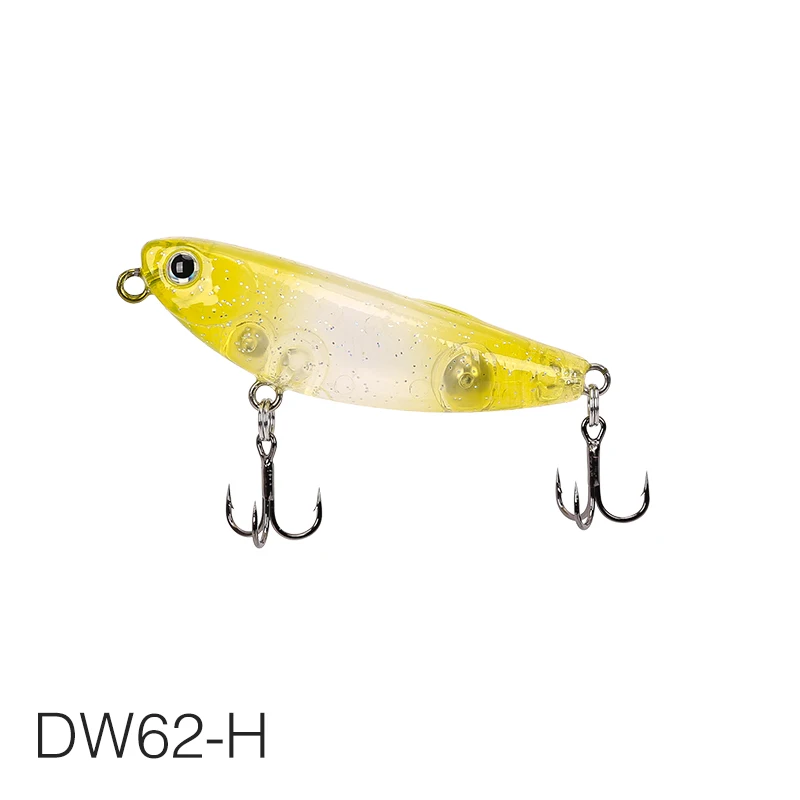 TSURINOYA 50F Top Water Drijvend Potlood 50mm 5g DW62 Vissen Lokken Kunstmatige Harde Aas Bass Pike forel Wobbler Visgerei