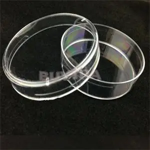 10 pcs/pack 55mm x15mm Laboratory Plastic Petri Dish/Transparent Clear Like Glass Petri Dish Lab Supplies