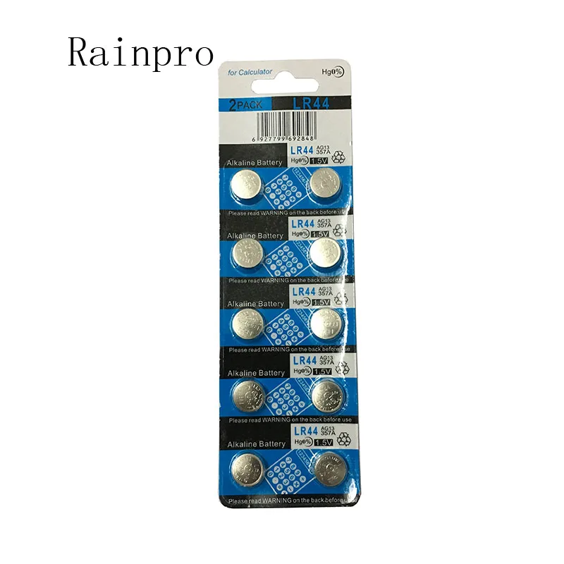 20pcs/lot LR44 44  AG13  A76 L1154 357A Button Cell Battery For Toys Remote/Watch  Good Quality