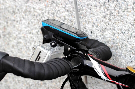 فوريرز HA-S014 دراجة المقود الجذعية محول تركيب/حامل ل GARMIN Edge810 800 510 500 200 الكمبيوتر وGoPro HERO HERO2 ، HERO3