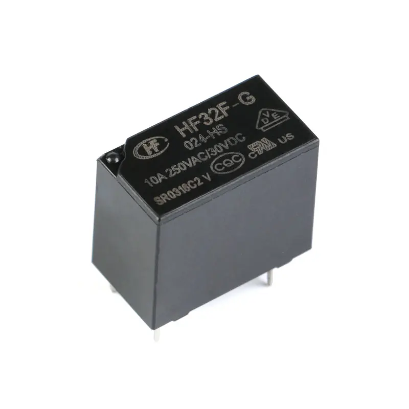 5PCS  HF32F-G JZC-32F HF32F - 005 012 024 - HS 3A 5A 10A 250VAC 4PIN HF32F-G-012-HS 5HF32F-G-005-HS HF32F-G-024-HS