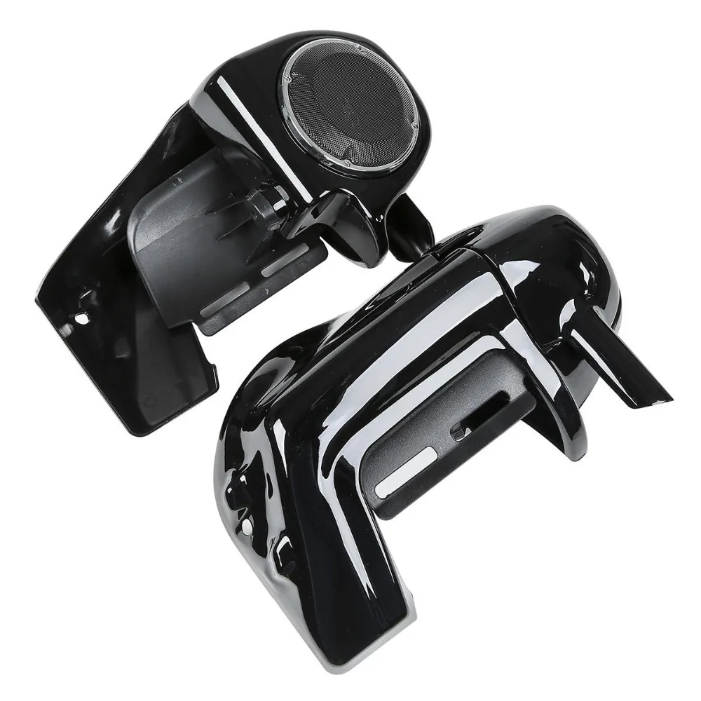 Motorcycle Lower Vented Leg Fairing & 6.5'' Speakers Set For Harley Touring Road King Electra Glide Street Glide 1983-2013