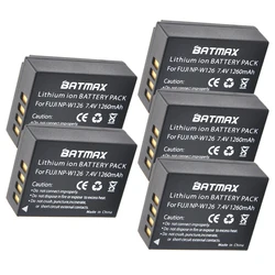 5 sztuk/partia 1260mAh NP-W126 NP W126 baterie do fujifilm Fuji X-Pro1 XPro1 X-T1 XT1 wymienne soczewki hurtownie