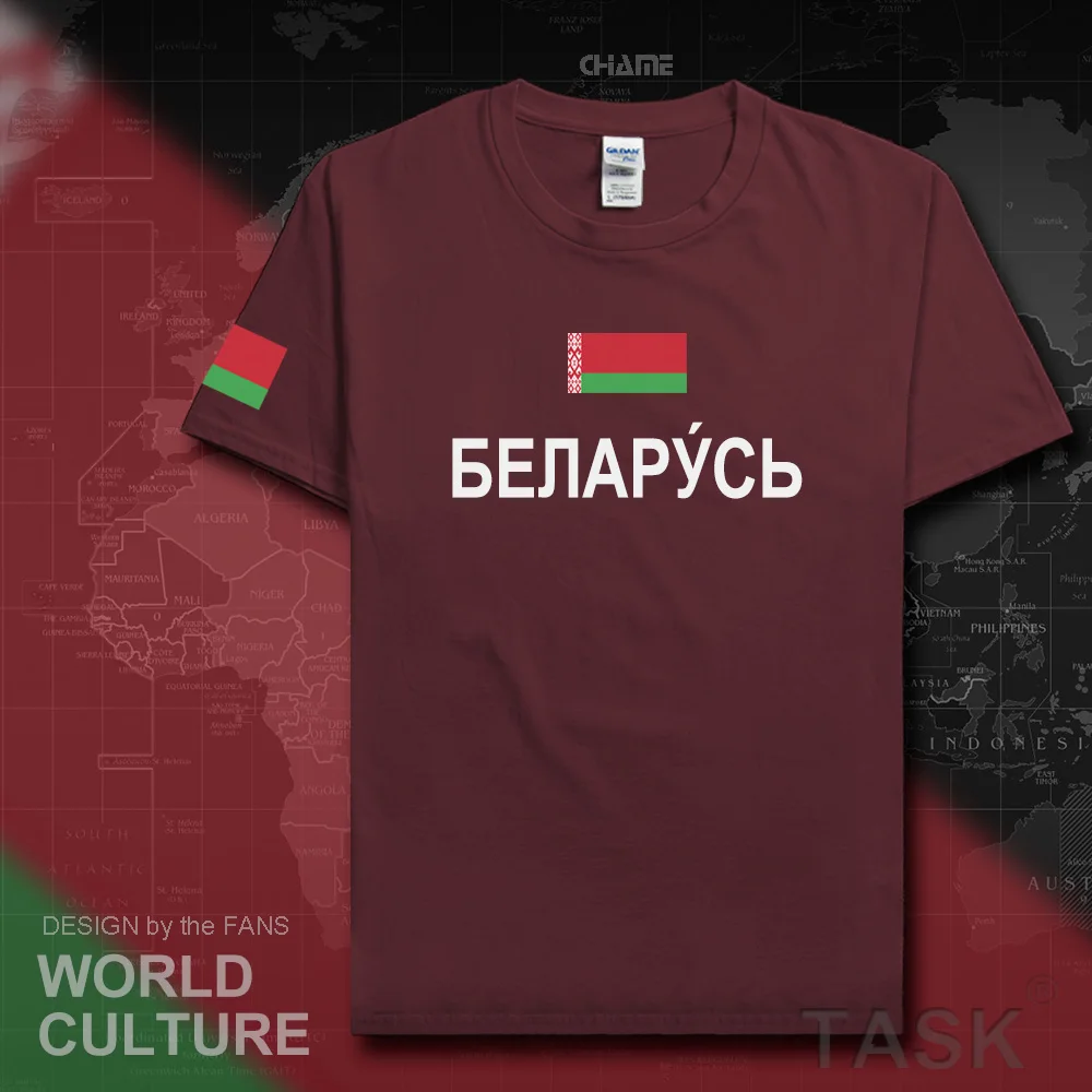 Republic of Belarus Belarusian mens t shirt 2017 jerseys nation tshirt 100% cotton team t-shirt gyms clothing tees country BLR