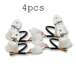 4pcs Car HID A Way Flash Strobe Spare Replacement Bulbs Tube Light 12V  White 160W 120W