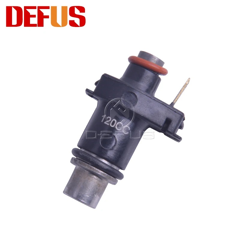 1X 120CC Motorcycle Fuel Injector 6 Holes Nozzle Fuel Injection Flow Valve Injectors Replacement Fuel System Black