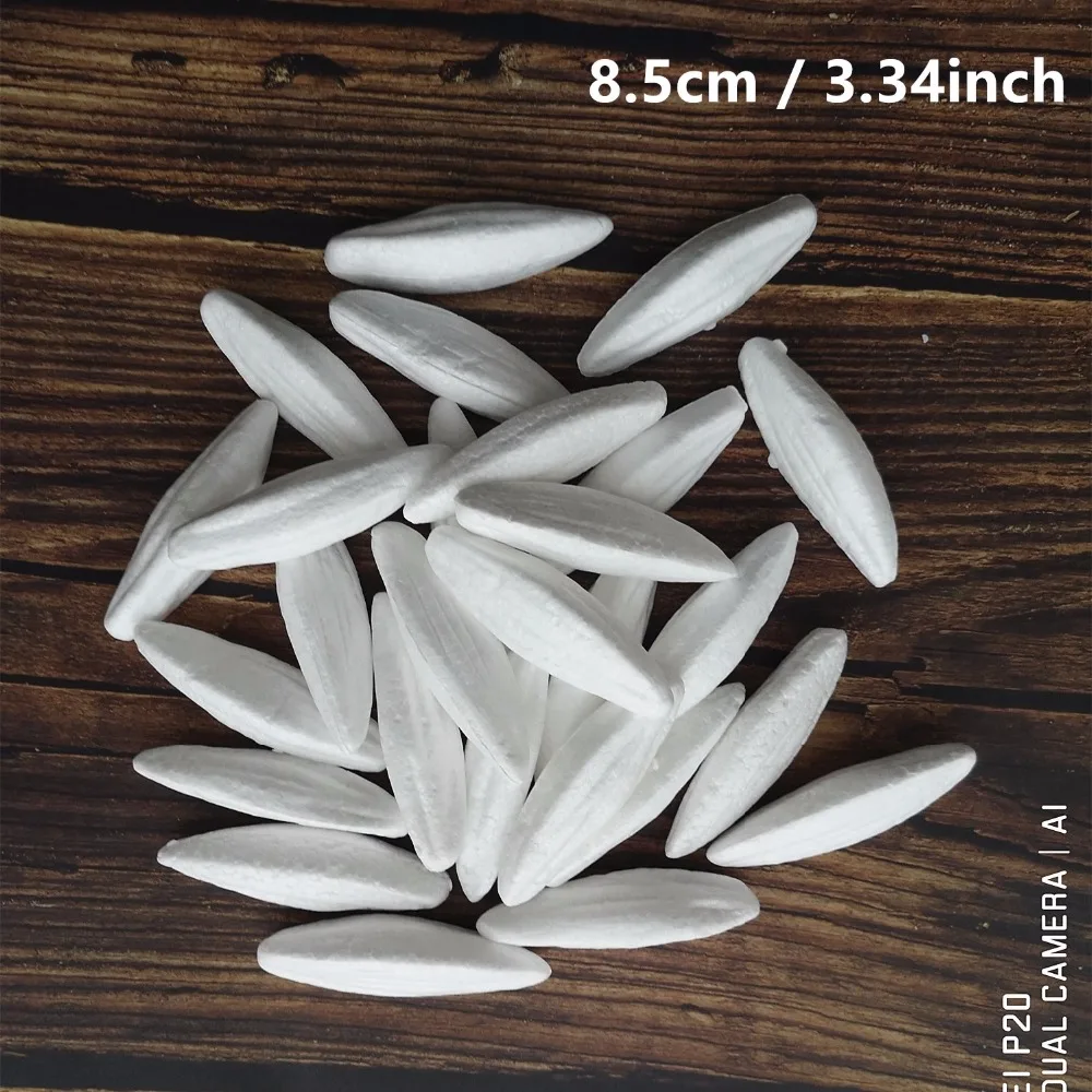 

7/9/11cm White Foam Lily Bud Nylon Stocking Flower Accessories Lily Stamens DIY Silk Flower Making Material Wedding Decoration