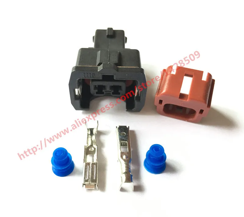 

50 Sets AMP 2 Pin PA66 Female Waterproof Wire Harness Auto Connector PB185-02326