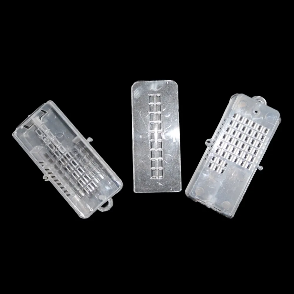 10 Pcs Bee Tools Bee Transport Cages Beekeeping Equipment Queen House Beehive White transparent Queen Bee Cage