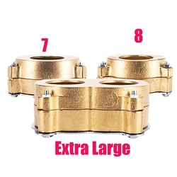 1 PC Dental Lab Brass FLASK Denture Flask Press Compress Flask On Lab Acrylic Partial Work 3 sizes -Twin Large #7 #8