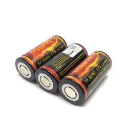 3 sztuk/partia uffire 6000mah 3.7V 32650 akumulatory litowe ogniwo z płytką zabezpieczoną PCB do latarek LED