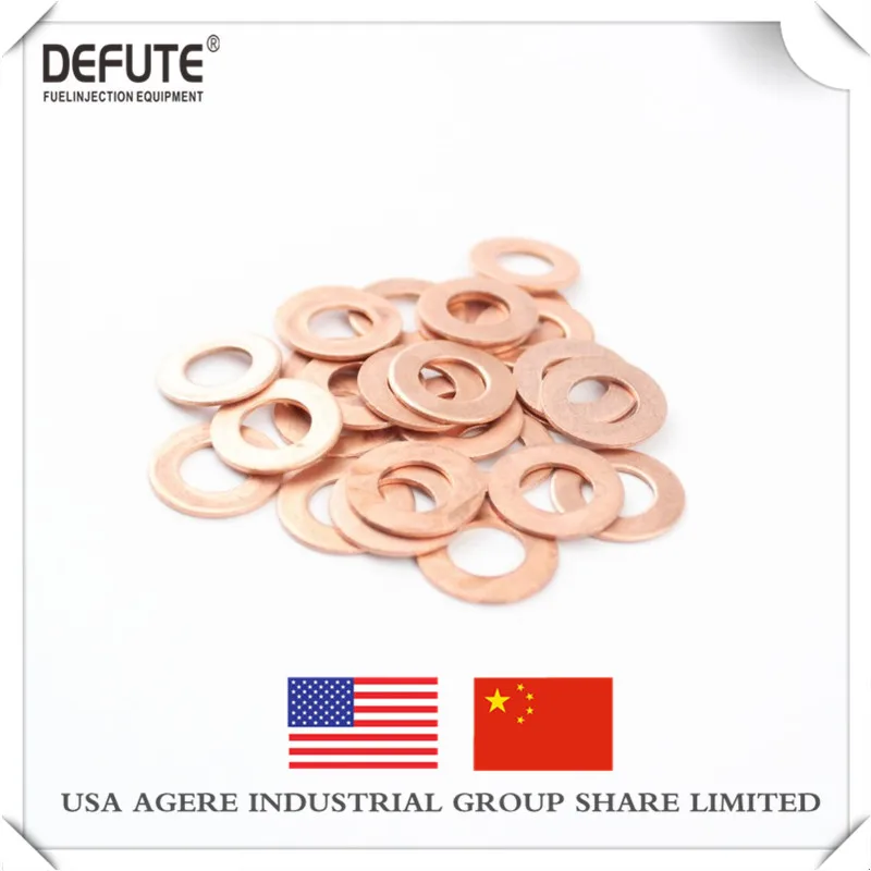 

Diesel injector copper gaskets 8-19-1 Nozzle outer pad Nozzle outer pad Washer copper ring