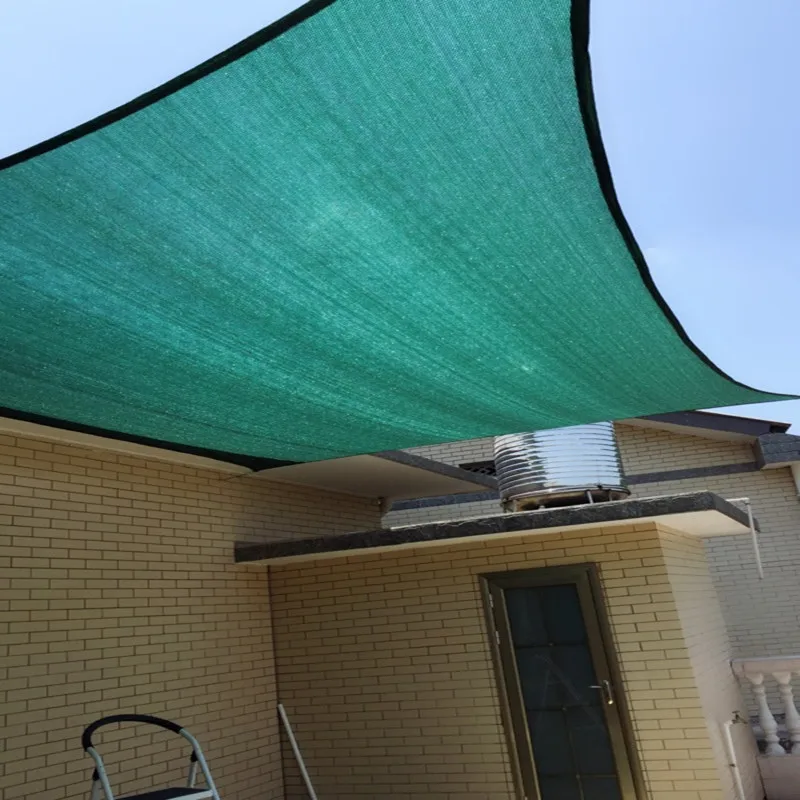 

4x4 M HDPE Square Sun Shade Sail with 95% Shading UV Protection Outdoor Awning for Camping, Patio, Gazebo ,Garden, Patio