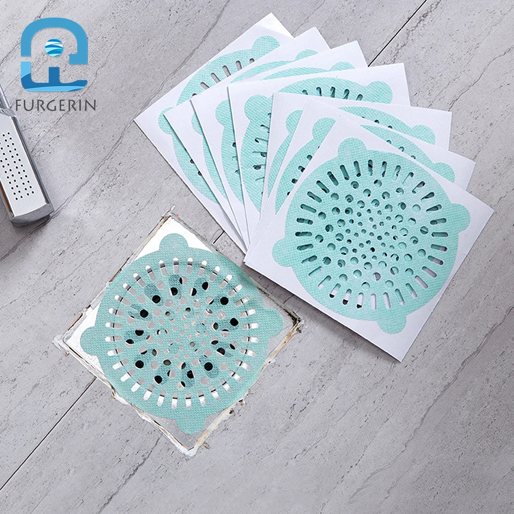 

FURGERIN-Disposable Kitchen Sink strainer, Hair Catcher, Floor Drain Strainer, Shower Filter, Bath Stopper, 10Pcs