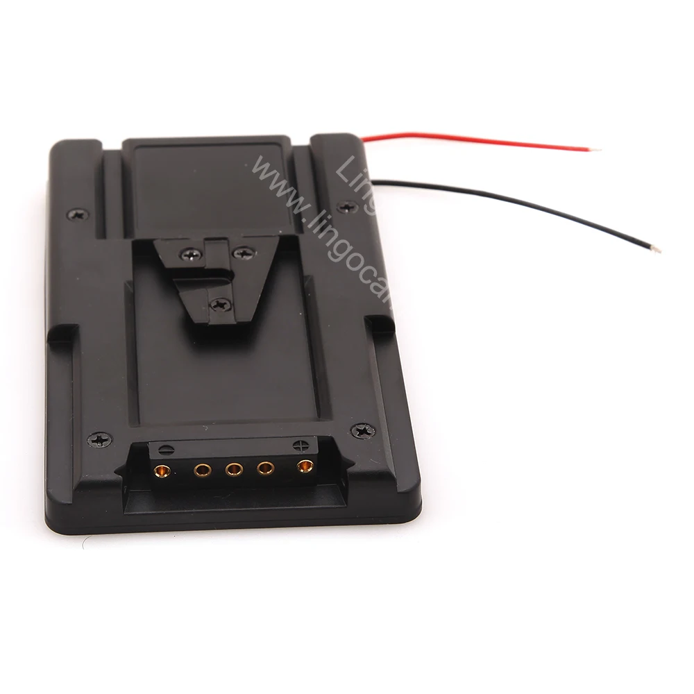 Placa adaptadora de batería UC9558 v-lock v-mount para convertidor sony HDV DSLR Rig fuente de alimentación