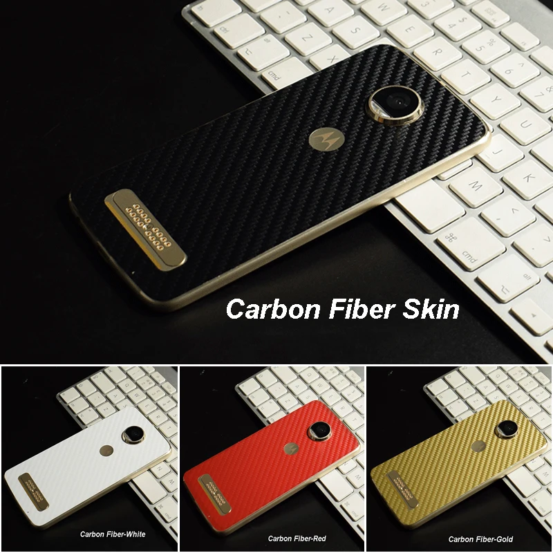 3D Carbon Fiber/Drawing/Crocodile/Matte Skins Back Sticker For Motorola Moto G8 Power G7 Play G6 G5S Plus Z Z2 E6 Play Sticker