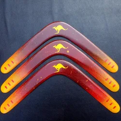 1pcs Wood Kangaroo Lightweight Throw And Catch UFO Boomerang Flying Saucer Disc For Beginner Can Return