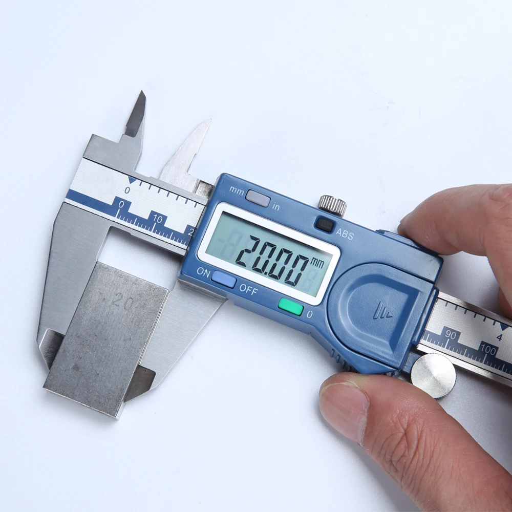 Industrial quality Digital Accurate Stainless Steel Vernier Caliper ABS relative measurement With 0-150/200/300mm 6/8/12inch