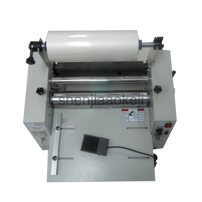 220V/110V Paper laminating machine DC-380 hot laminator 365mm laminating machine Steel roller mulching machine Laminator 1pc