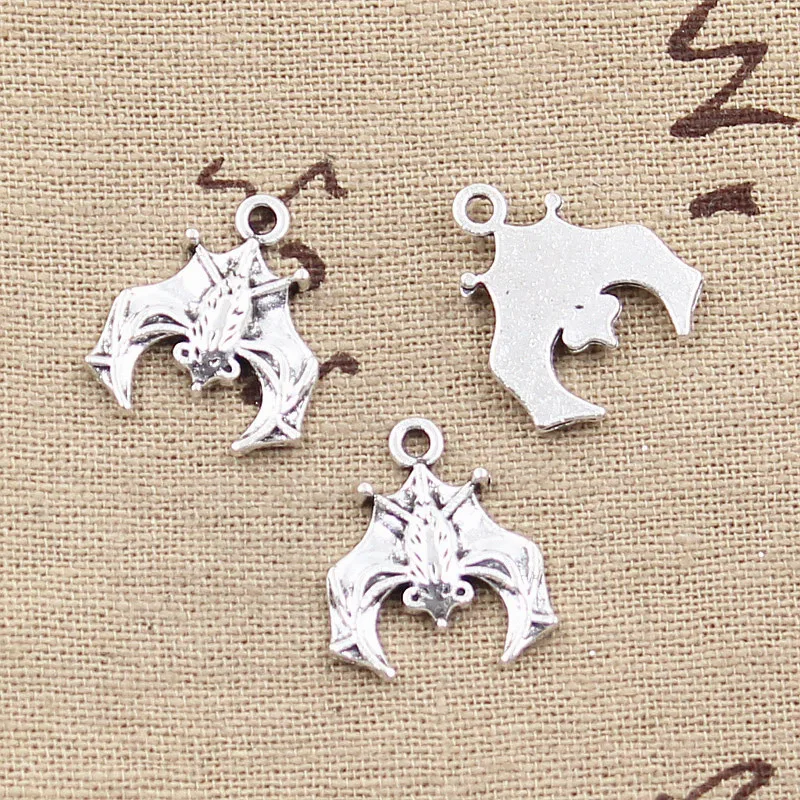 

8pcs Charms Bat 20x17mm Antique Making Pendant fit,Vintage Tibetan Bronze Silver color,DIY Handmade Jewelry