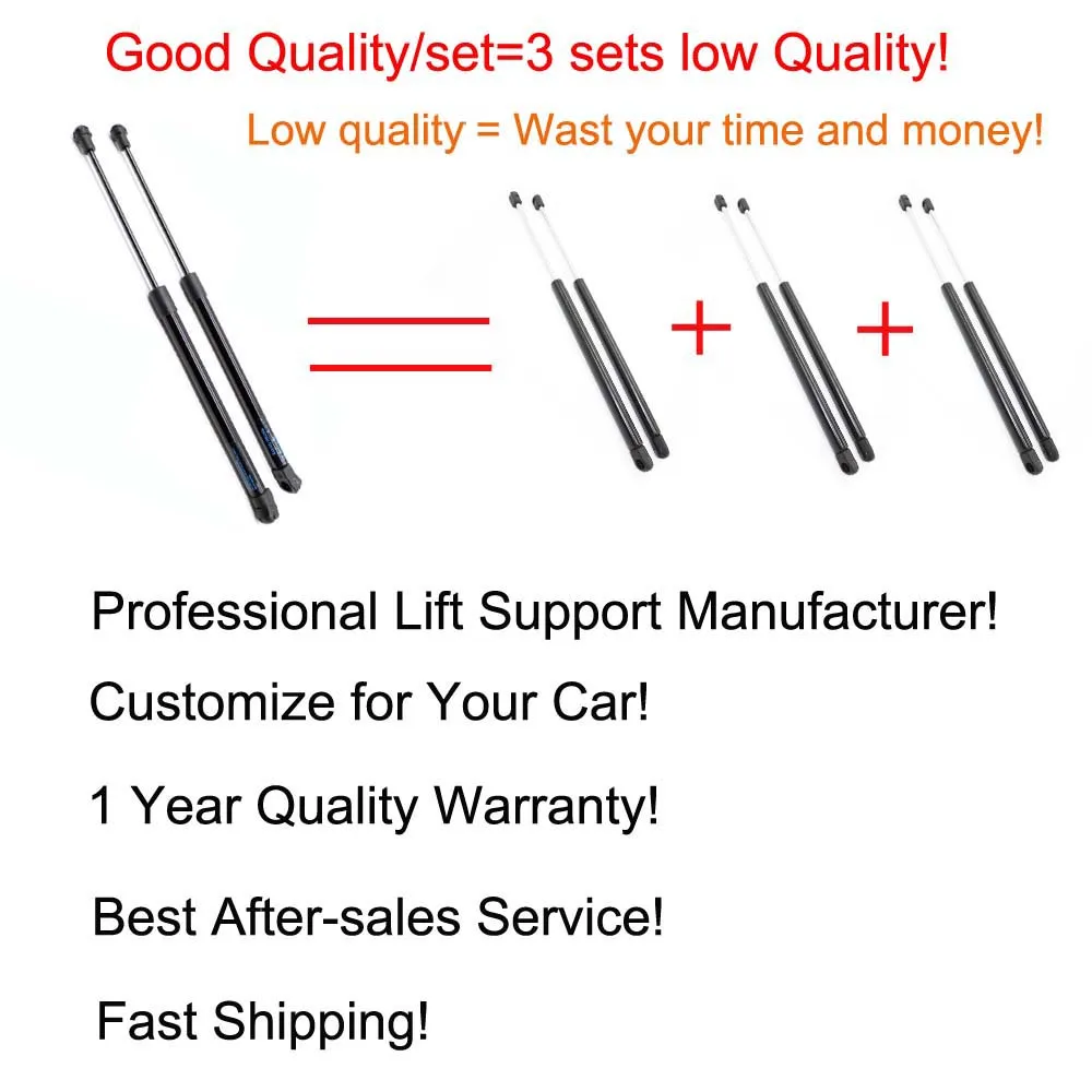 Rear Trunk Tailgate Boot Damper Gas Struts Shock Struts Spring Lift Supports for MG ZT Saloon 2001/06 - 2005/07 315MM