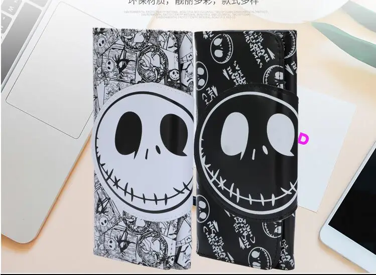 

skull Print wallet for women Cartoon wallet womens luxury purses female Pocket Money Bag