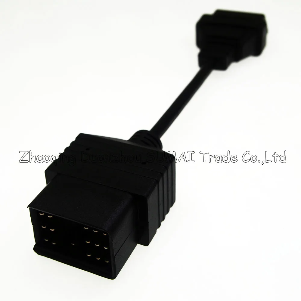 Good quality 17 Pin to 16 Pin OBD 2 diagnostic cable for Toyota,OBDII conversion plug for Toyota etc.car