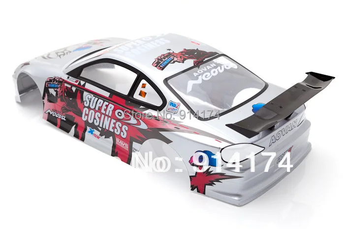 1/10  R/C cars body shell PVC painted body/Matching accessories for 1/10 rc  racing car 190mm  No:007 2pcs/lot