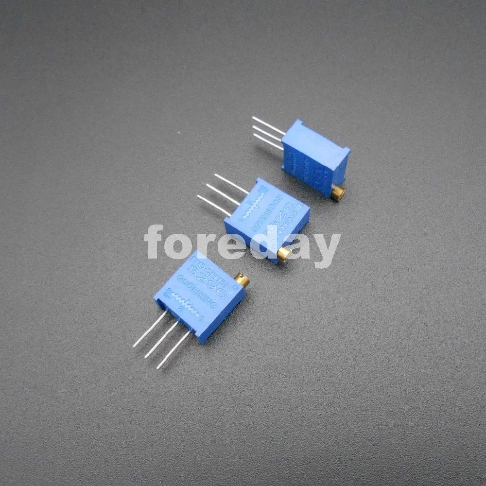 500PCS adjustable Trim Pot Potentiometer 3296W 3296 100 500 101 201 501 102 202 502 103 203 503 104 204 504 105 205 *FD645-660