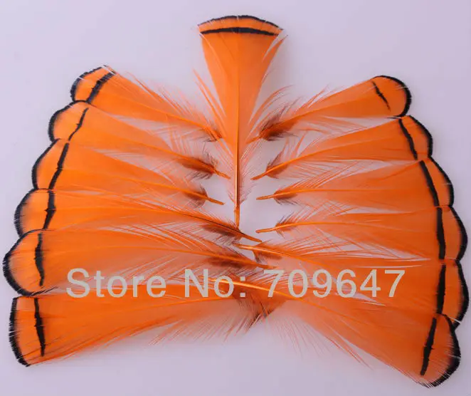 Feathers! 100Pcs/Lot 5-9CM LOOSE Lady Amherst Pheasant Tippet Feathers,Lady Amherst Pheasant Feathers,9 Colours Available