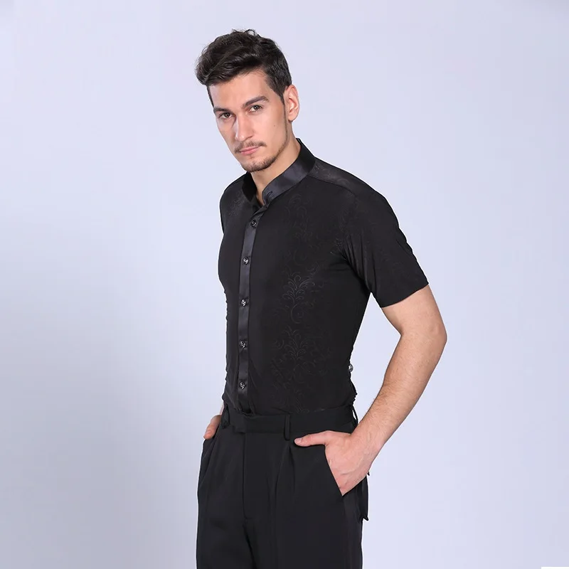 

adult ballroom latin shirt latin dance shirts men dance top mens ballroom dancewear men ballroom clothes ballroom shirt