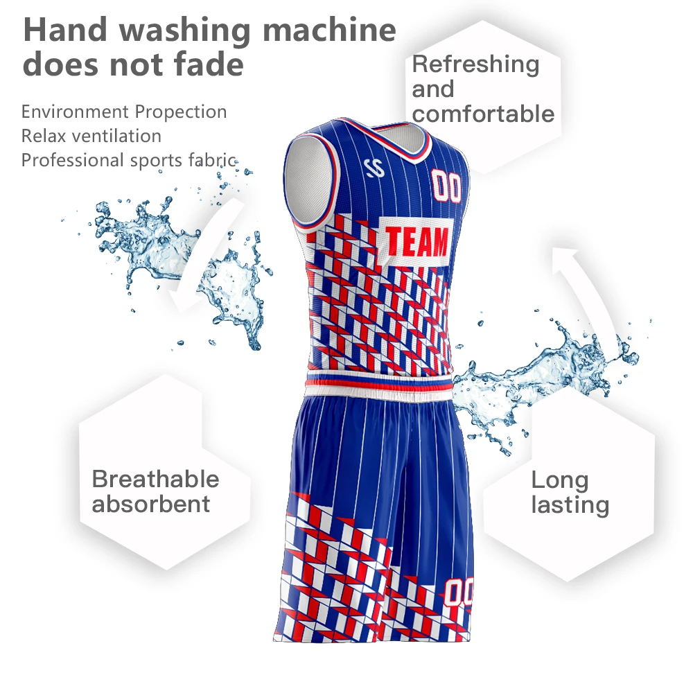 Wholesale Blank customize your own basketball jersey design online basketball uniforms Set