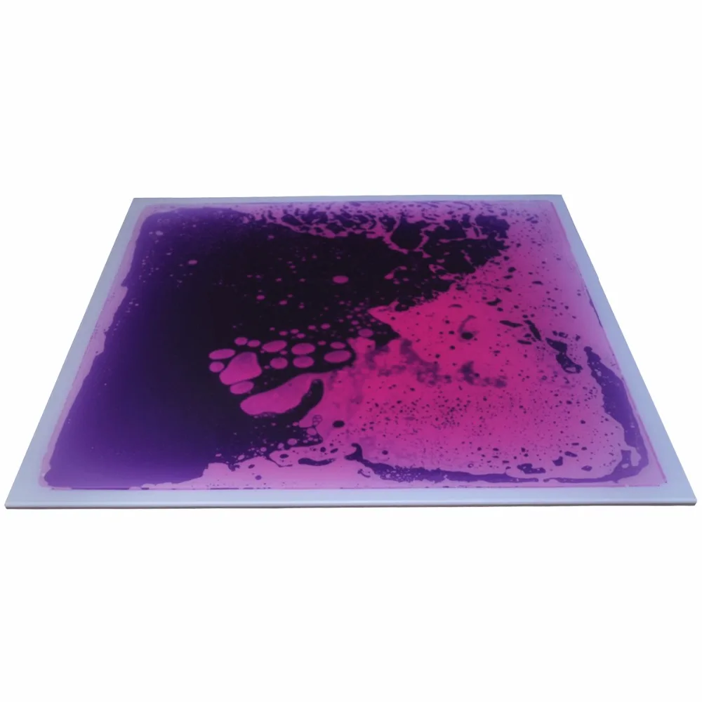 19.7''x19.7'' Purple Liquid Floor Tiles for Bar Fashion Shop Decoration, Flooring Tiles Non-Toxic Children Play & Exercise Mat