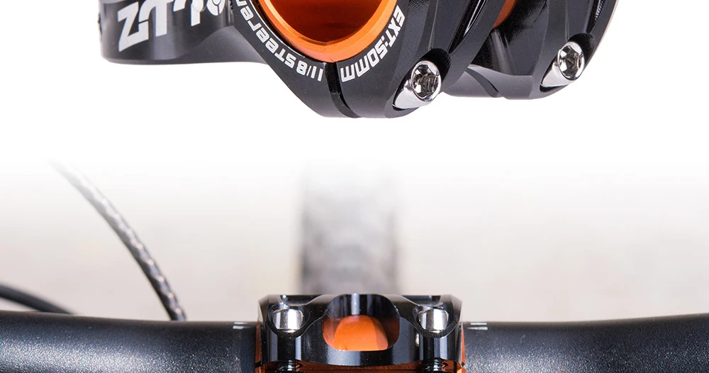 ZTTO MTB 50 mm Vorbau CNC 35 mm 31,8 mm Lenker Fahrrad Ultraleicht 0 Grad Aufstieg Langlebig DH AM Enduro 28,6 mm Gabelschaft Mountainbike – Detail 13