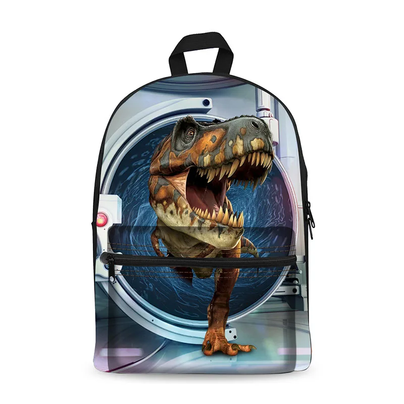 

Crossing the animal printing Backpack Children School Bags For Teenagers Boys Bag Kids Backpacks Prints Dinosaur Mochila Bag