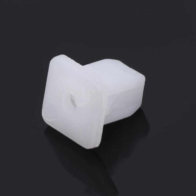 50 Pcs New White Square Car Body Plastic Push Pin Rivet Fasteners Trim Moulding Clip