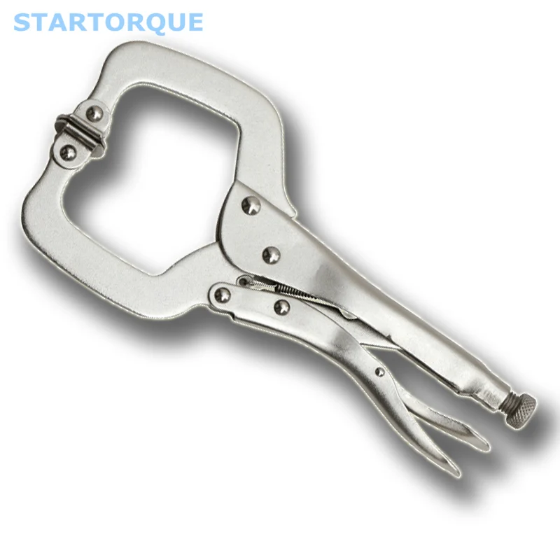 

STARTORQUE 280mm 11 inch Alloy Steel C Clamp Vise Grip Locking Welding Quick Pliers Pincers Opening 0-75mm