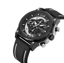 Megir Top Brand Hollow Automatic Mechanical Watches Men Luxury Brand Leather Casual Vintage Skeleton Watch Relogio Masculino