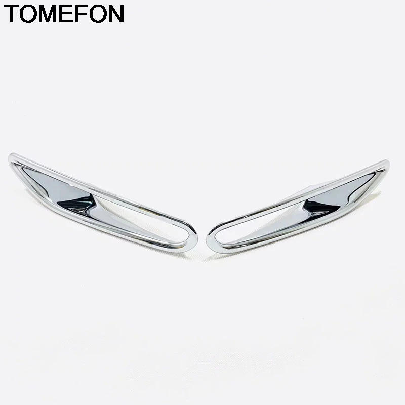 TOMEFON For Nissan Altima Teana 2019 Rear Tail Fog Light Lamp Frame Moulding Cover Trim Exterior Accessories ABS Chrome Sliver