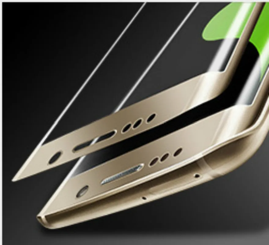 New 3D Curved Full Cover Tempered Glass Screen Protector Film For iPhone 7 6 6S Plus 4.7" 5.5" inch Black/ White