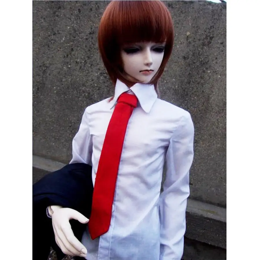 [wamami] Satin Red Necktie For 1/4 MSD 1/3 SD DZ AOD BJD Dollfie