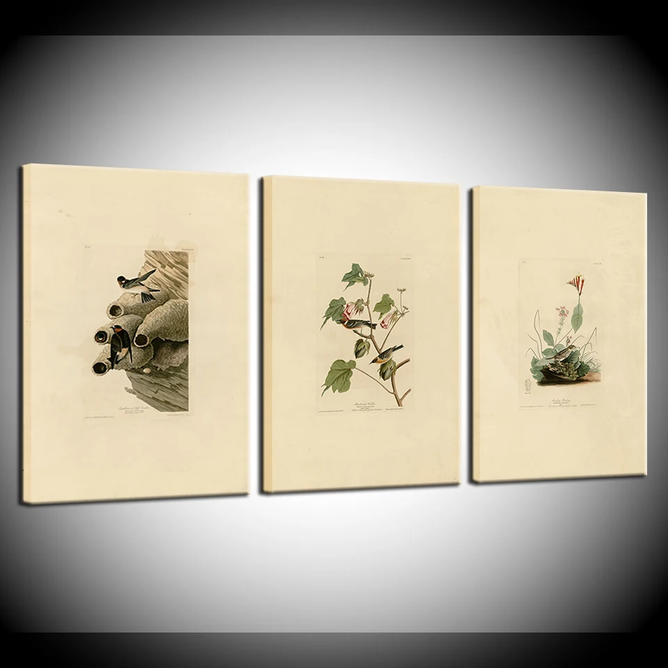 

Canvas Painting bird plant nature Nordic Style Living Room Wall Art Pictures Home Decor Canvas Painting Drop Shipping