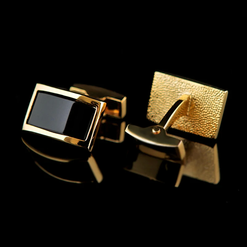 KFLK shirt cufflinks for men\'s Brand cuff buttons Gold-color cuff links gemelos High Quality wedding abotoaduras guests