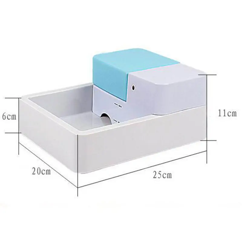 Автоматический светодиодный фонтанчик, миска для воды 1,8 л для кошек и собак, фильтр для питьевой посуды, поилка для домашних животных