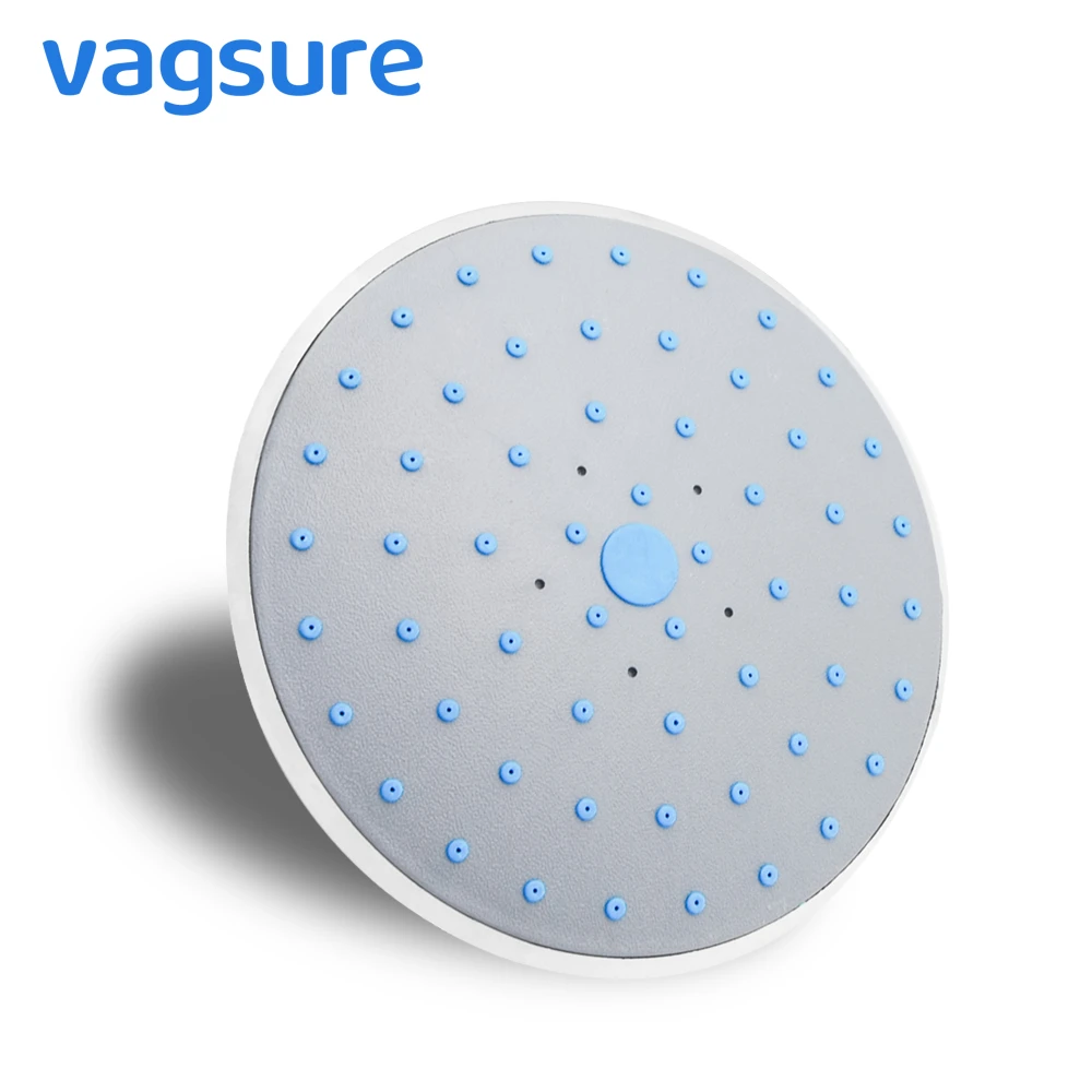 15.8cm Round Roof Rainfall Top Shower Head ABS Gray Head Shower Rain Shower Cabin Sprayer Bathroom 1/2